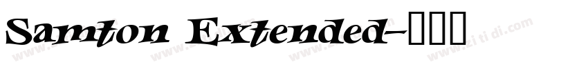 Samton Extended字体转换